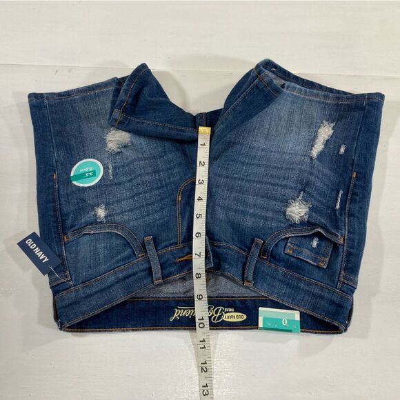 Y2K Old Navy Shorts Women's Size 0 Boyfriend Distressed Mid Rise Casual Summer - Picture 7 of 8